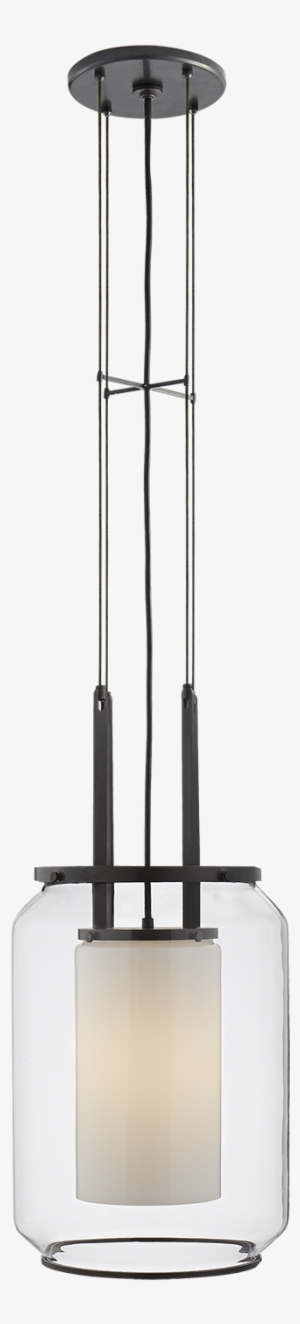 Upton Large Hanging Lantern Bronze - Lantern