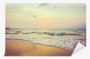 Beautiful Sunset On The Tropical Beach And Sea Landscape - Sea