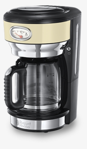 Russell Hobbs Eu Retro Vintage Cream Coffee Maker With