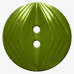 Button With Concentric Diamond Design, Yellow-green - Lilac