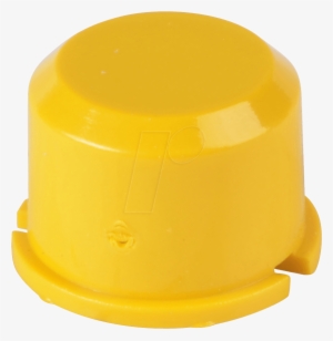 Round Yellow Cap For Button 3f Mec Switches 1d04 - Hard Hat