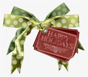 Goshen Chamber Of Commerce Office Closed For Christmas - Happy Holidays Ribbon Png