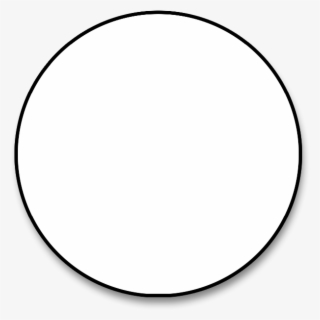 Round Blank Canvas Beer Mat - White Round Background Png