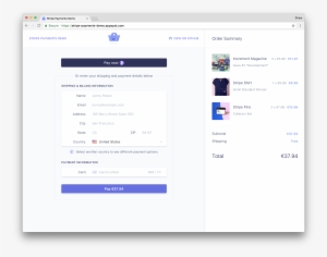 Demo Application On Chrome With The Payment Request - Javascript