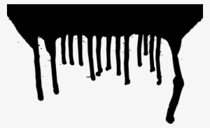 Drip Painting Aerosol Paint Computer Icons Black And - Black Dripping Paint Png