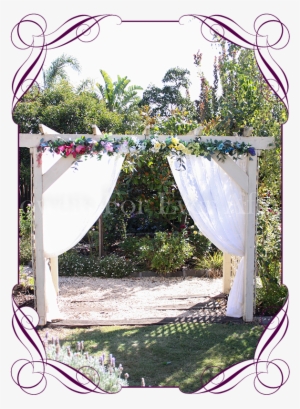 Silk Artificial Rainbow Multicolor Colourful Wedding - Backyard