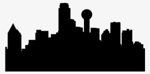 Skyline Rubber Stamp - Dallas Skyline Outline Png