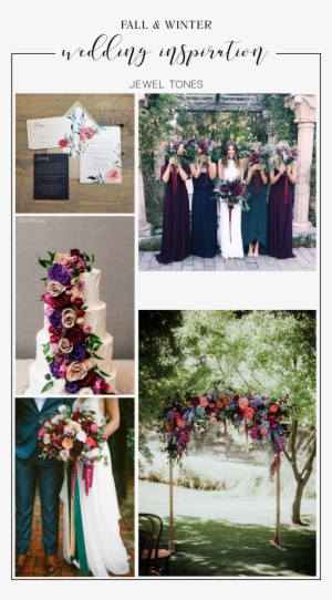 Fall And Winter Wedding In Jewel Tones