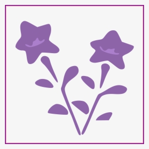 Fascinating Clipart Flower Design Vector Of Lavender - Japanese Bell Flower Tote, Adult Unisex, Natural