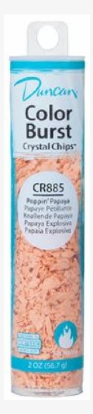Poppin Papaya - Duncan Cr875 Colour Burst Crystal Chips, Pitch Black,