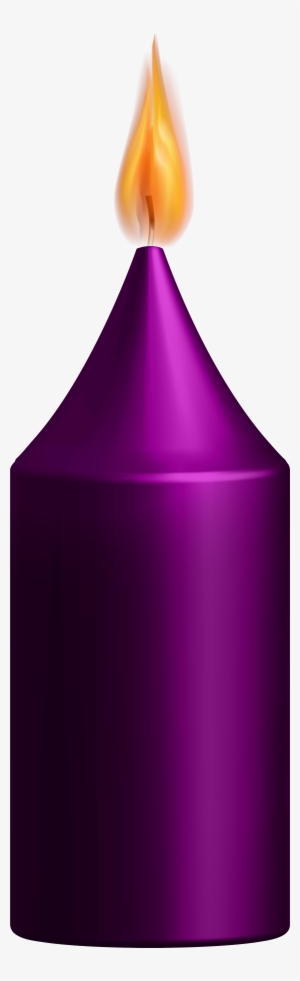 Candle Clipart Violet - Triangle
