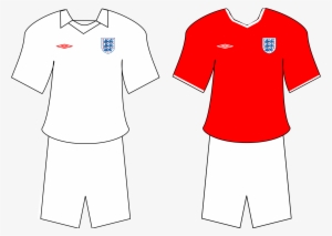 Open - England Football Shirt Cartoon