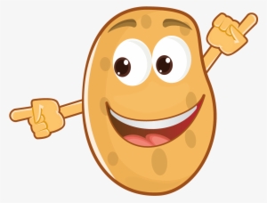 Potato Cartoon Character Comic 1487183 - Potato Vector Png