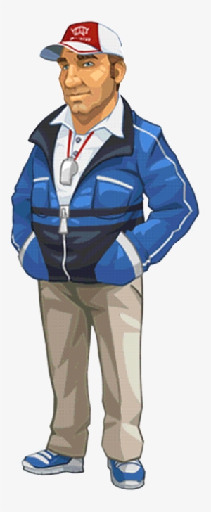 Football Coach Jose - Football Coach Illustration Png