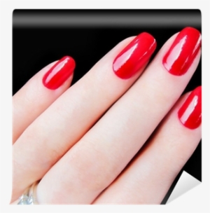 Beautiful Pretty Womans Hand Fingers Sexy Red Fingernails - Mano Sexy