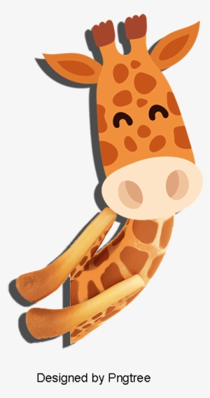 Funny Giraffe, Giraffe Clipart, Giraffeshelter, Front - Portable Network Graphics