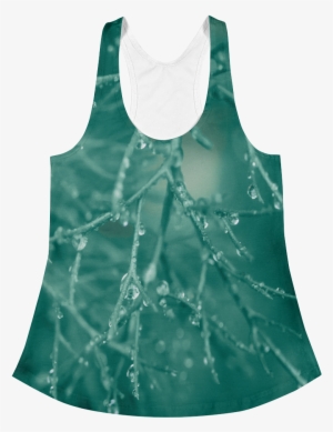 Emerald Green Mist Racerback Tank - Iphone