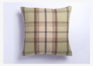 Highland Mist Tartan Cushion Cover In Green - Cushion