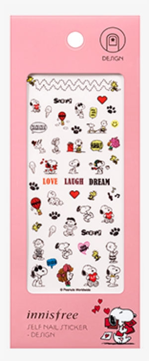 Innisfree X Snoopy Self Nail Sticker Design 18 Stickers - 史 努 比 指甲 貼