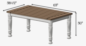 Dimensions - Farmhouse Kitchen Table Dimensions