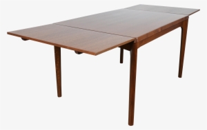 Adjustable Walnut Danish Modern Dining Table - Garden