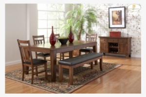 Kirkland Dining Table - Homelegance Kirtland 8 Piece Butterfly Leaf Dining