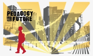 Graphic Illustration Of A Child With A Backpack Walking - Graphics