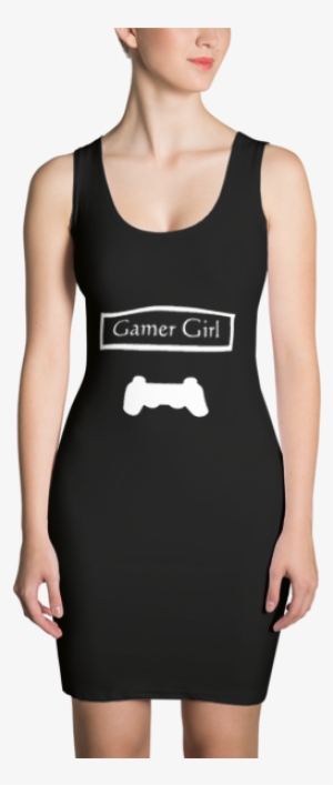 Gamer Girl Black Controller Dress