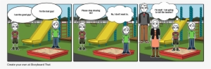 When I Am Angry On The Playground - Cartoon