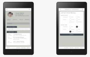 Ryecatcher User And Attendance Screens - Iphone