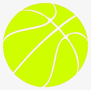 Clipart Basketball Yellow - Transparent Background Basketball Ball