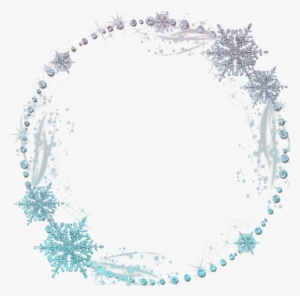 Freetoedit Circle Snowflake Blue Ice Effect Effects - Snowflake