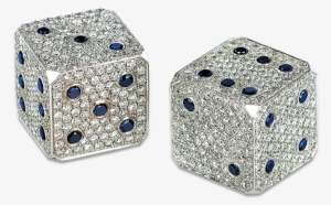White Gold Diamonds, Dice, - Diamond Dice