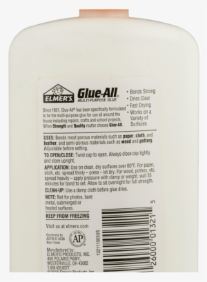 Elmer's Glue All 16oz Walmartcom - Plastic Bottle