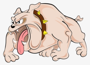 Lady Bulldog Basketball Clipart - Big Mean Dog Clipart
