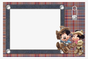 Vamos De Aventuras Western Theme, Frame Background, - Mickey Y Minnie