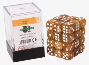 Blackfire Dice Cube Ā€“ 12mm D6 36 Dice Set Ā€“ Marbled - Blackfire Dice Cube - 12mm D6 36 Dice Set - Marbled