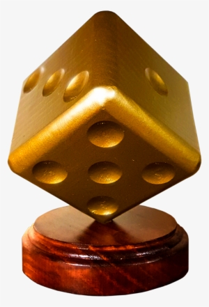 Gold Die Trophy And $100 Gift Card With A Choice Of - Wood