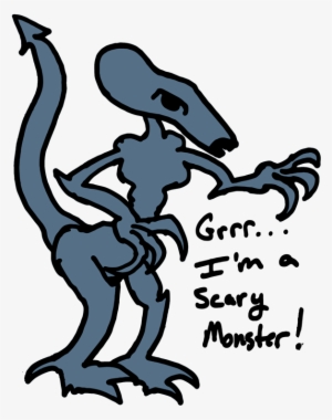 Daily Doodle Scary Monster - Illustration