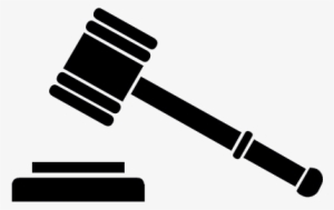 Trial Hammer Vector - Clipart Gavel