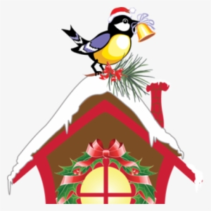 Birdhouse Clipart Craft Projects Animals Clipartoons - Winter Bird Houses Clipart