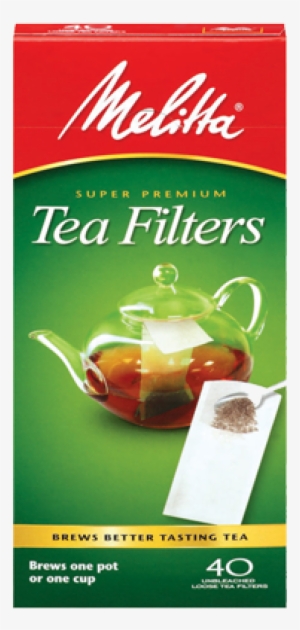 Tea Filter Paper - Melitta Tea Filters 40-count (pack Of 6)