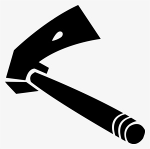 Vector Illustration Of Woodworking Adze Hammer Hand