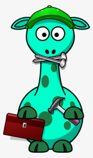 Giraffe Hammer Bag - Giraffe Clip Art Animals