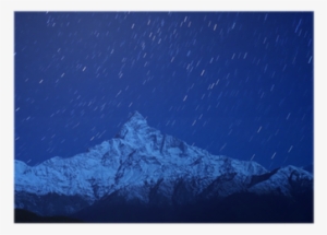 Star Trails Over Mt - Summit