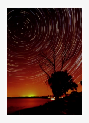 The Star Trails Above Is My Very First Attempt At This - Sunset