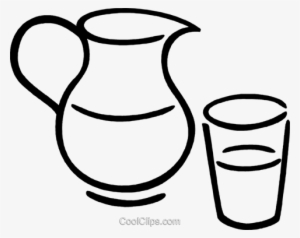 Pitcher Of Juice Royalty Free Vector Clip Art Illustration - Jarra De Suco Vetor