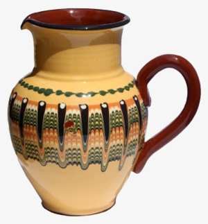 Yellow Pottery Pitcher - Pottery Pitchers