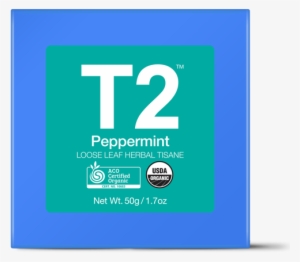 Organic Peppermint Loose Leaf Gift Cube - T2 Tea Melbourne Breakfast Tea Loose Leaf Gift Cube