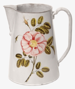 Painted Rose Pitcher - Jpeg